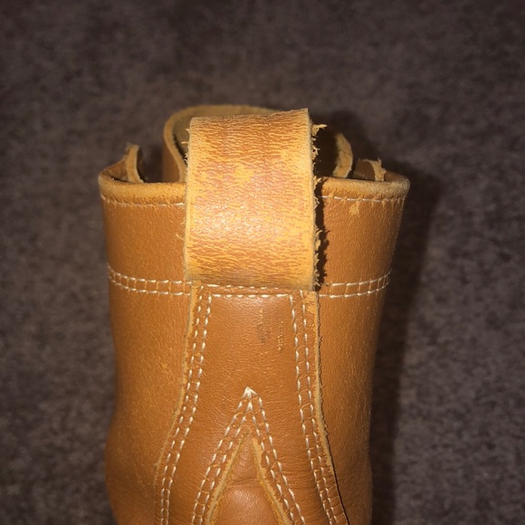 L.L. Bean Boots, 8” Tan/Navy - Picture 5 of 5